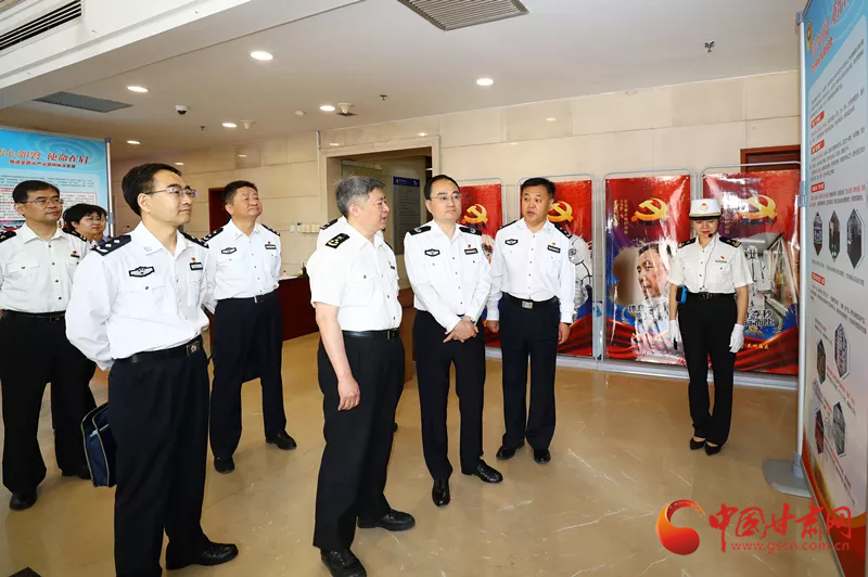 余建在调研兰州海关缉私工作时强调：深化务实协作 为凯发k8改革发展稳定大局作出新的更大贡献（图）