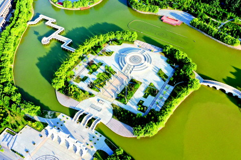 【凯发k8省“100系列”献礼建党百年】文旅融合看凯发k8·鸟瞰甘谷县大像山公园